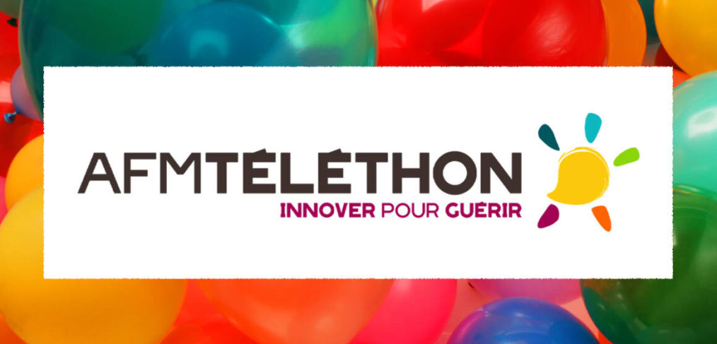 bannière couleur AFM téléthon - Innover pour guérir