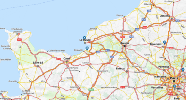 GIFSHD journée régionale sur la myopathie FSHD à Caen le 09 mars 2024 - carte de France